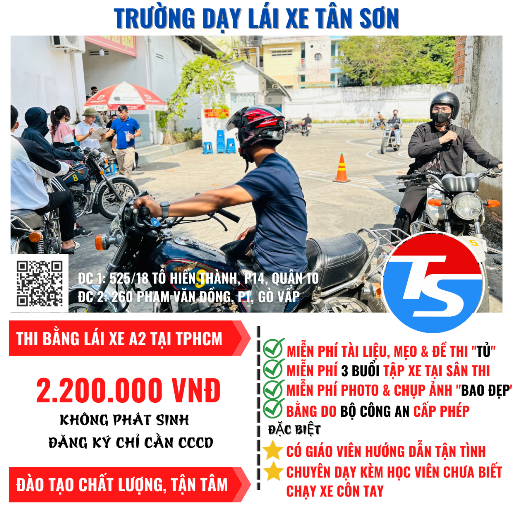 Thi Bằng Lái Xe Hạng Tại Trường Dạy Lái Xe Tân Sơn